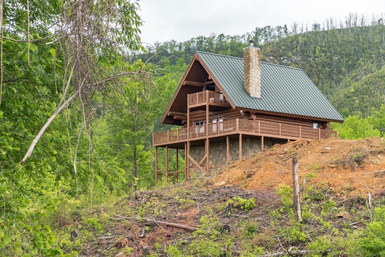 Sky Views - Panoramic Views Cabin Gatlinburg Eksteriør bilde
